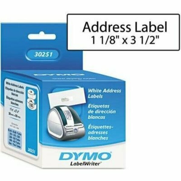 Dymo LABEL;ADD;WE;130 RL;2 RL 30251